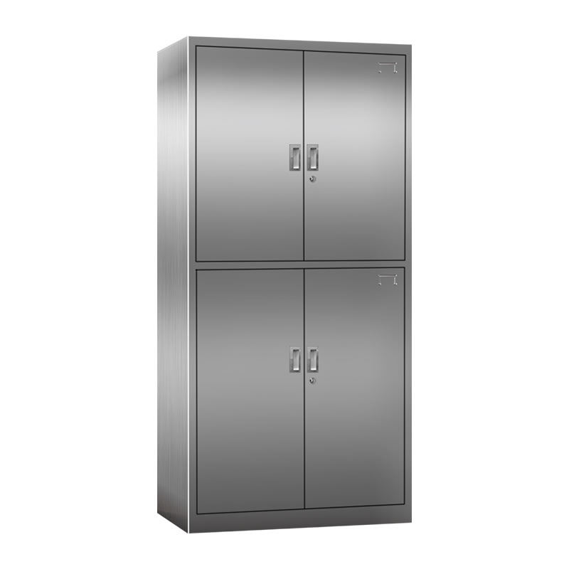通双节文件柜（不锈钢）