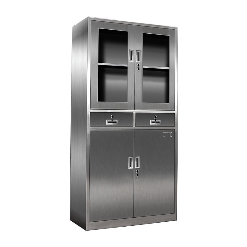 中二斗器械文件柜（不锈钢）