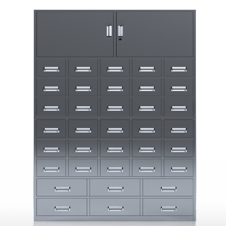 36抽上顶中药柜（存放102味药）