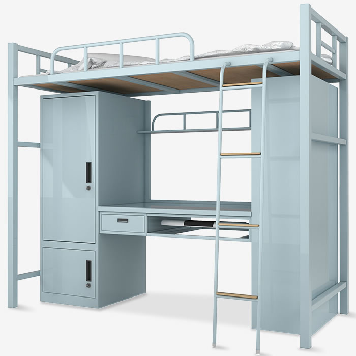 学生公寓床（带衣柜）