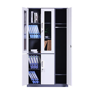 五门更衣柜-蓝白套色